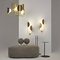 Maytoni Modern Tropic Настенный светильник (бра) цвет: латунь MOD164WL-02BS