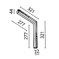Maytoni Technical Basis Angle Трековый светильник цвет: белый TR102-24W3K-W