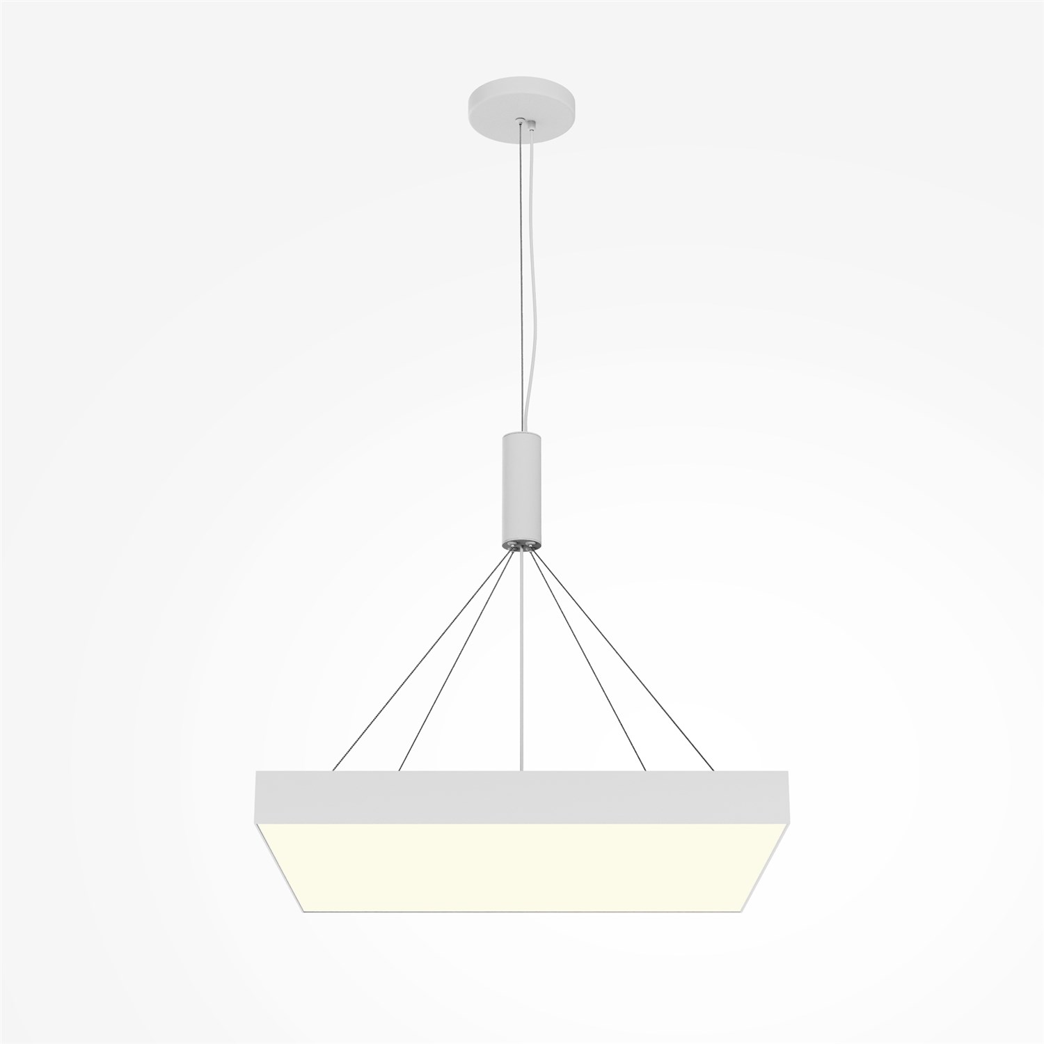 Maytoni Technical Zon Потолочный светильник цвет: белый C032CL-90W3K-SQ-W