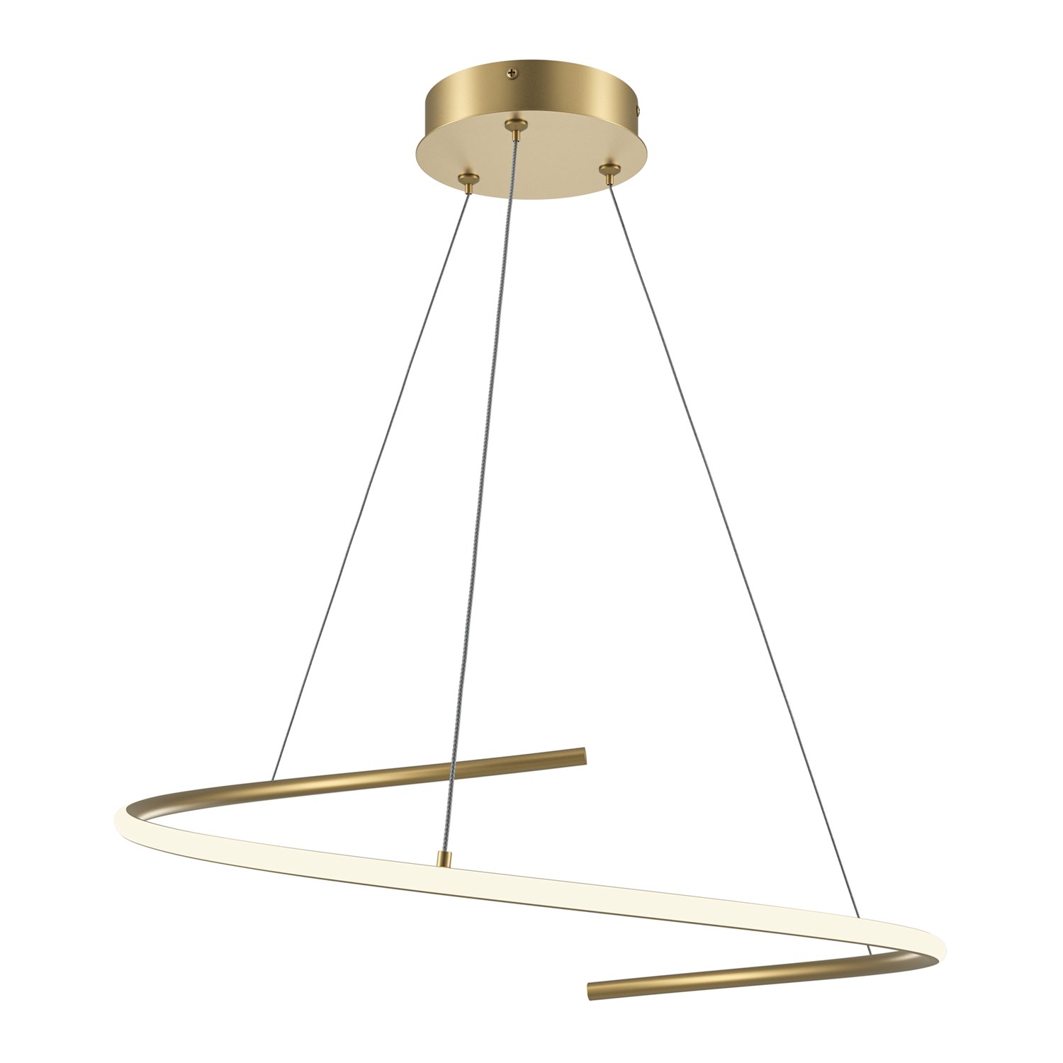 Maytoni Modern Curve Подвесной светильник цвет: латунь MOD242PL-L33BSK