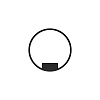 Maytoni Modern Rim Настенный светильник (бра) цвет: черный MOD058WL-L25BK