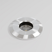 Maytoni Outdoor Flash Встраиваемый светильник цвет: серебро O044DL-L1S3K3