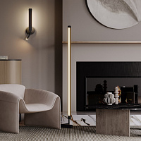 Maytoni Modern Combo Настенный светильник (бра) цвет: черный MOD214WL-L8B3K