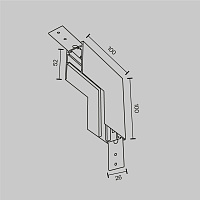 Maytoni Technical Коннектор внутренний Exility накладной белый TRA034ICL-41W