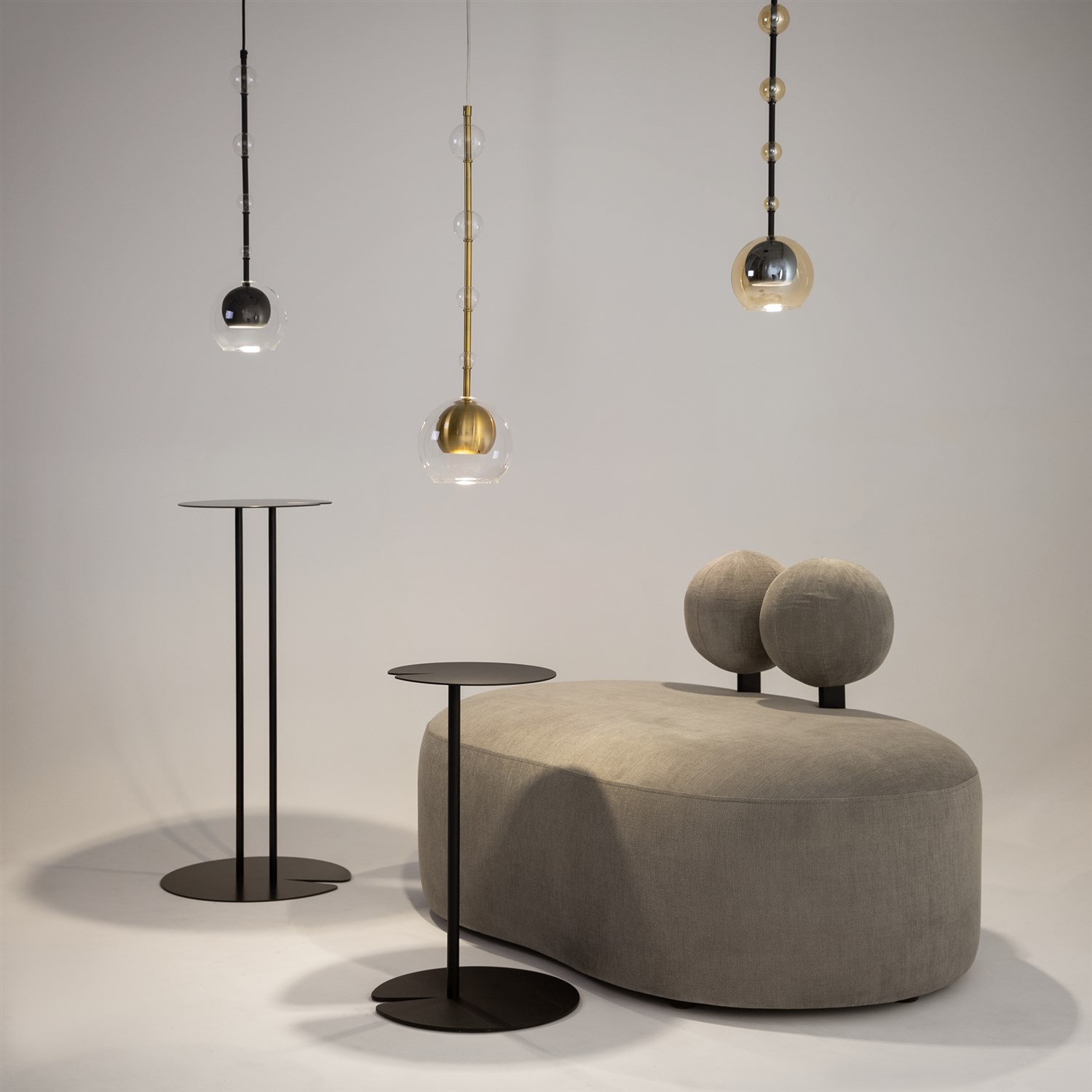 Maytoni Modern Ros Подвесной светильник цвет: черный/янтарный MOD227PL-01B1