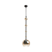 Maytoni Modern Ros Подвесной светильник цвет: черный/янтарный MOD227PL-01B1