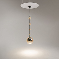 Maytoni Modern Ros Подвесной светильник цвет: черный/янтарный MOD227PL-01B1