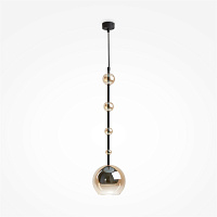 Maytoni Modern Ros Подвесной светильник цвет: черный/янтарный MOD227PL-01B1