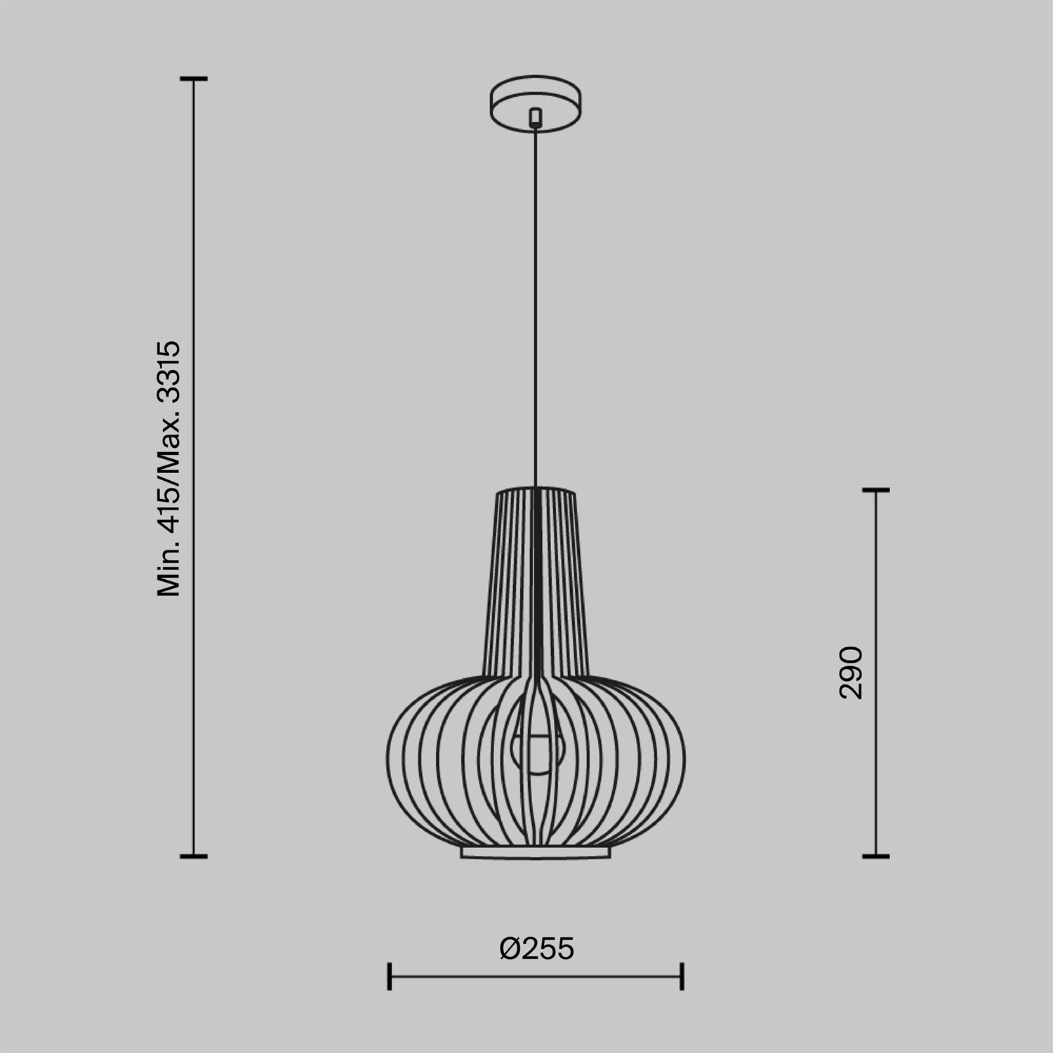 Maytoni Modern Roots Подвесной светильник цвет: черный MOD193PL-01W