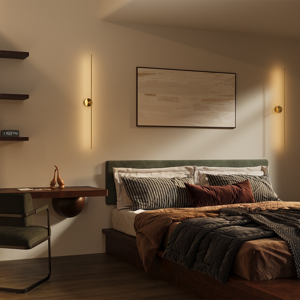 Maytoni Technical Elegant Настенный светильник (бра) цвет: латунь C084WL-L18BS2.7K