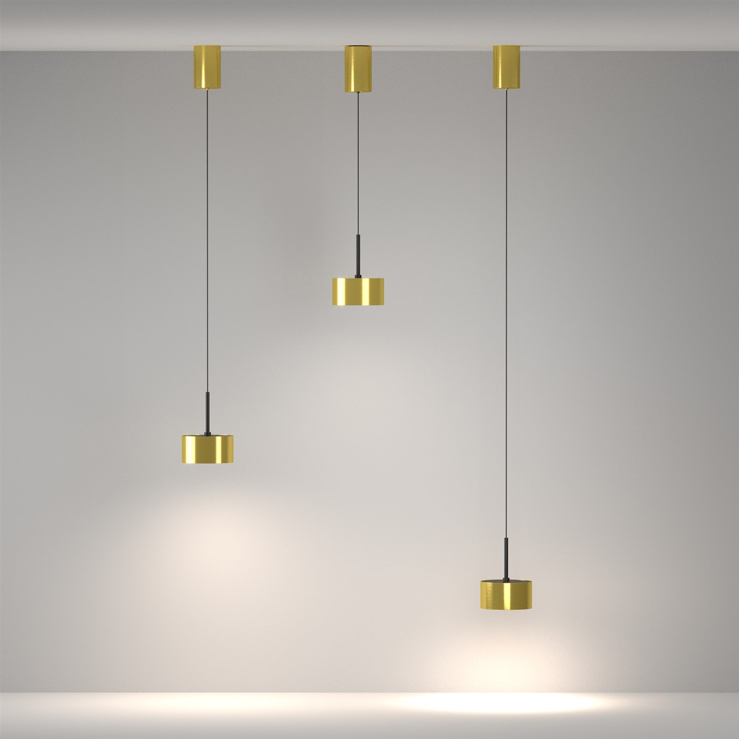 Maytoni Technical Glare Подвесной светильник цвет: латунь P102PL-12W4K-BS