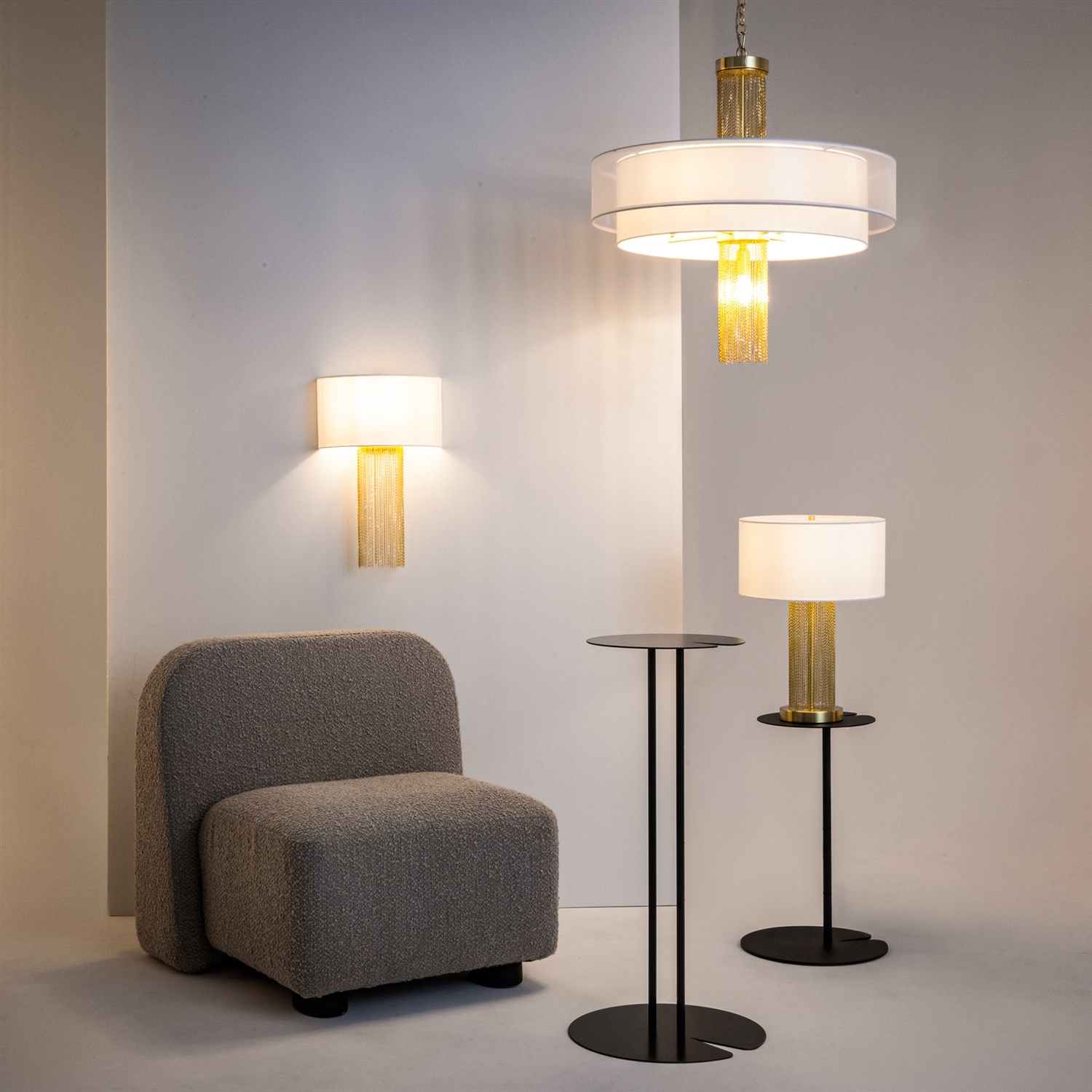 Maytoni Modern Impressive Подвесной светильник цвет: золото MOD151PL-05G