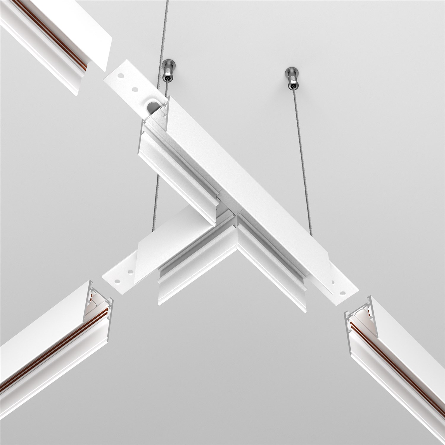 Maytoni Technical Коннектор Т-образный Exility накладной белый TRA034CT-41W