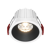 Maytoni Technical Alfa LED Встраиваемый светильник цвет: бело-черный DL043-01-15W3K-RD-WB