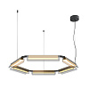 Maytoni Modern Flat Подвесной светильник цвет: черный и латунь MOD296PL-L60BS3K