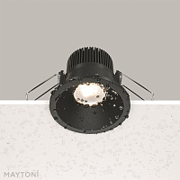 Maytoni Technical Zoom Встраиваемый светильник цвет: черный DL034-01-06W3K-B