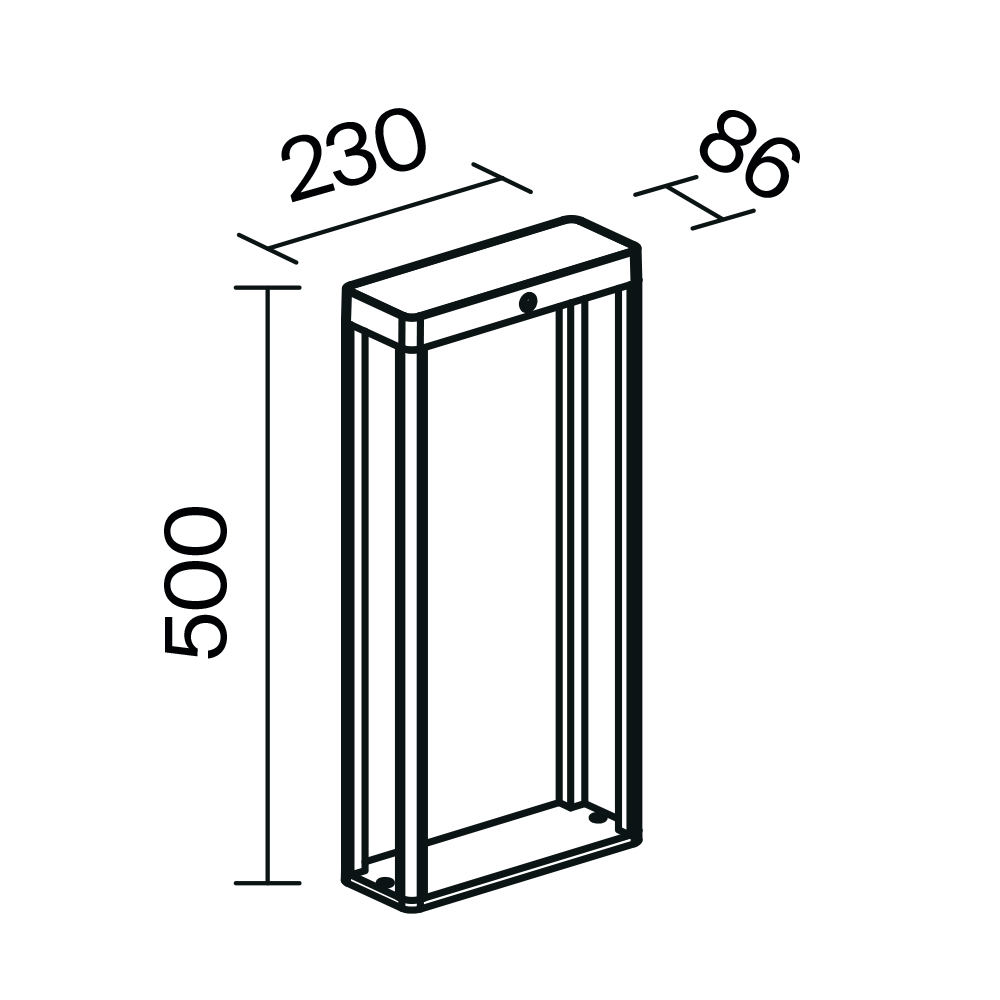 Maytoni Outdoor Pir Ландшафтный светильник цвет: графит OSL456FL-L2GF3K