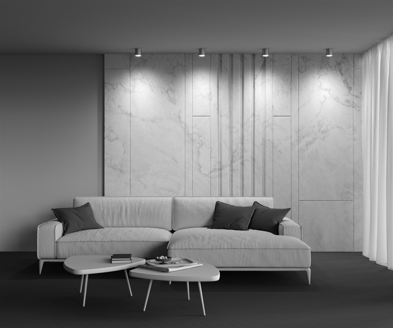 Maytoni Technical Polar Потолочный светильник цвет: серебро C088CL-GX53-S