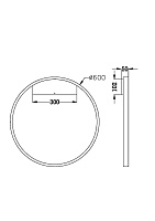 Maytoni Modern Rim Настенный светильник (бра) цвет: черный MOD058WL-L35B3K