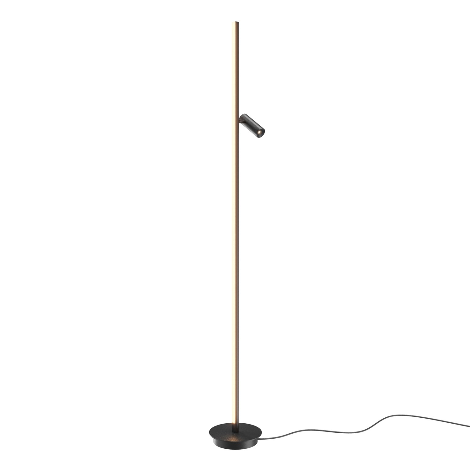 Maytoni Modern Thin Напольный светильник (торшер) цвет: черный MOD395FL-L28B3K