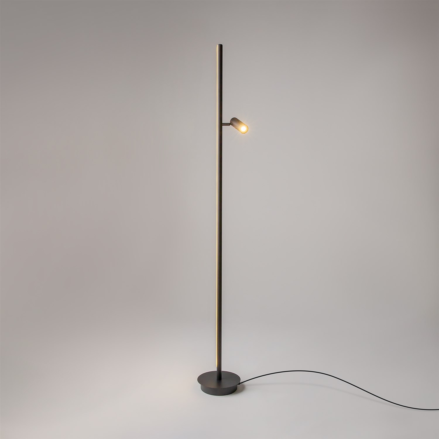 Maytoni Modern Thin Напольный светильник (торшер) цвет: черный MOD395FL-L28B3K
