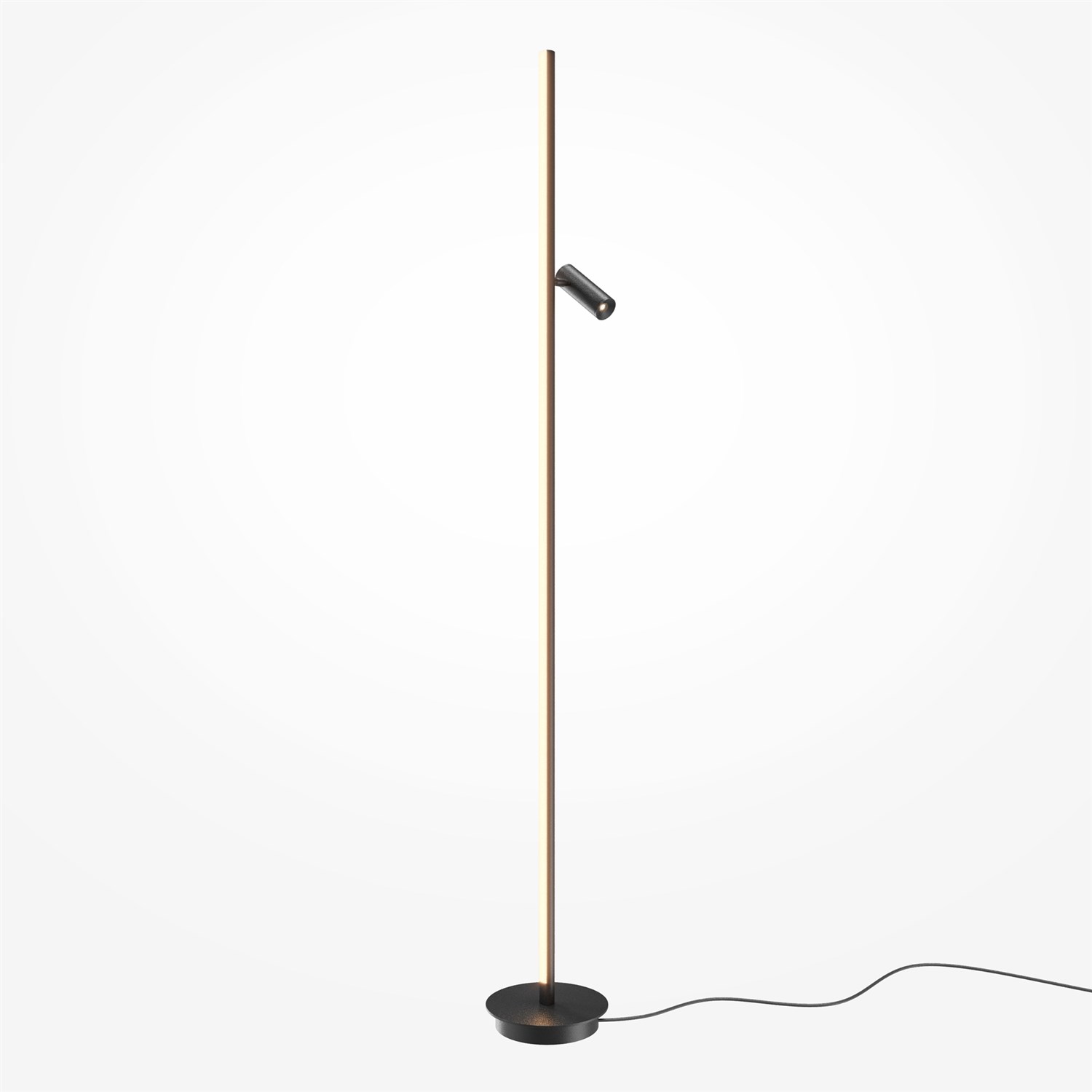 Maytoni Modern Thin Напольный светильник (торшер) цвет: черный MOD395FL-L28B3K