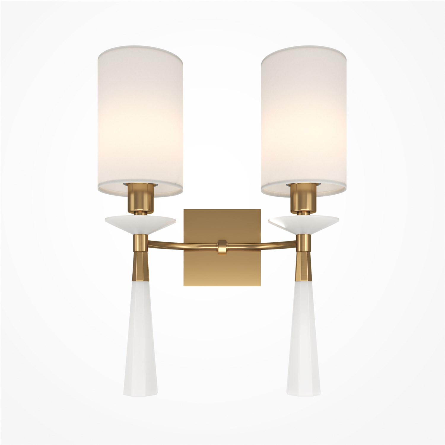 Maytoni Classic Bianco Настенный светильник (бра) цвет: латунь MOD224WL-02BS1