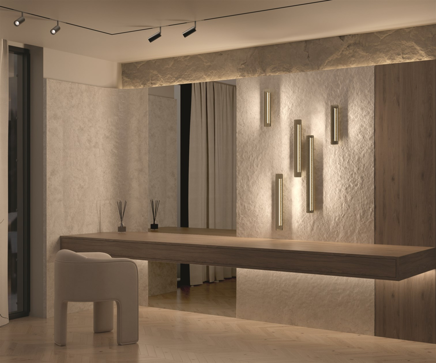 Maytoni Modern Maya Настенный светильник (бра) цвет: золото P091WL-L7G3K