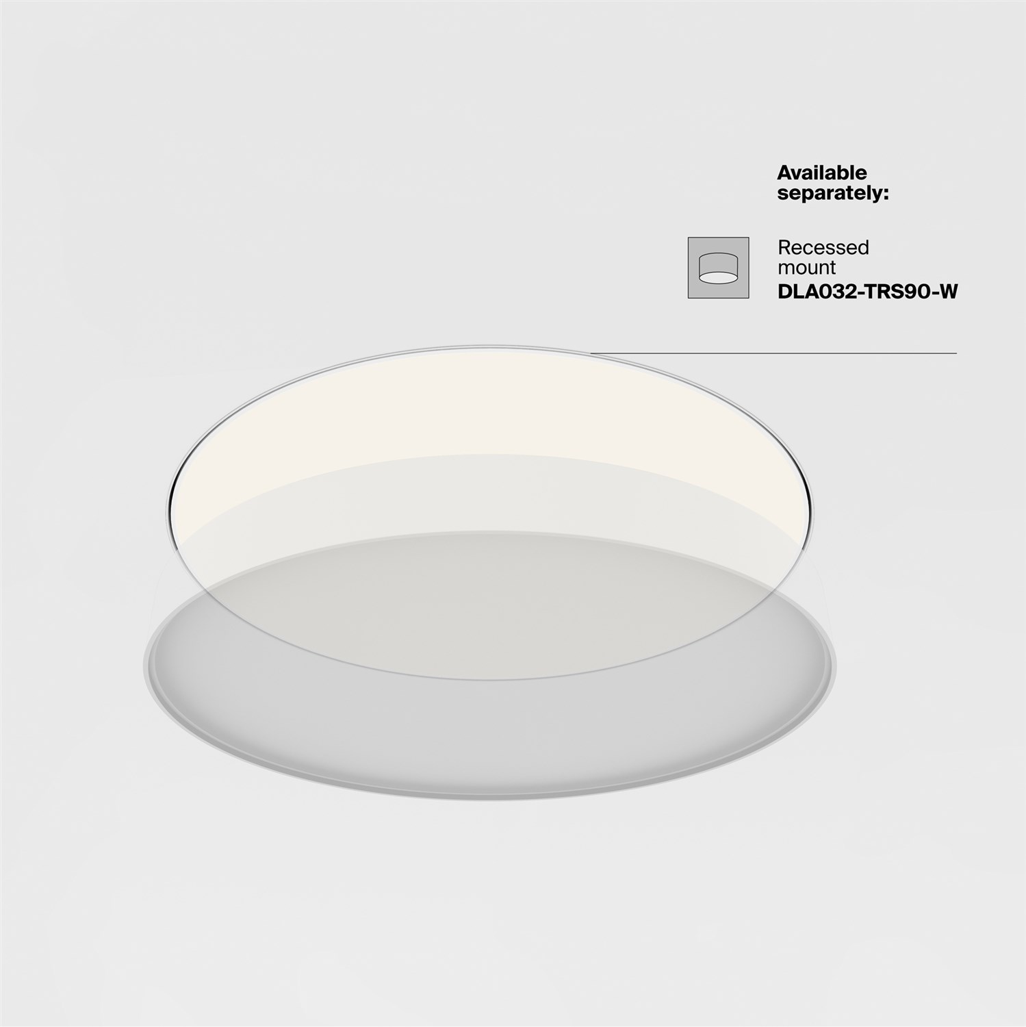 Maytoni Technical Zon Потолочный светильник цвет: белый C032CL-90W3K-RD-W