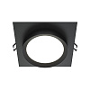 Maytoni Technical Hoop Встраиваемый светильник цвет: черный DL086-GX53-SQ-B