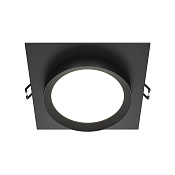 Maytoni Technical Hoop Встраиваемый светильник цвет: черный DL086-GX53-SQ-B