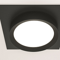 Maytoni Technical Hoop Встраиваемый светильник цвет: черный DL086-GX53-SQ-B