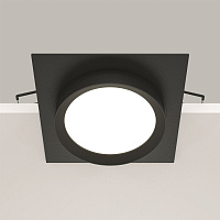 Maytoni Technical Hoop Встраиваемый светильник цвет: черный DL086-GX53-SQ-B