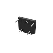 Maytoni Technical Торцевая заглушка для демпферного шинопровода, черная, 1шт. TRA034D-EC-422B
