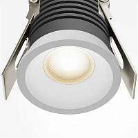 Maytoni Technical Mini Встраиваемый светильник цвет: белый DL059-7W3K-W