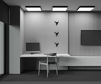 Maytoni Technical Zon Потолочный светильник цвет: черный C032CL-90W4K-SQ-B