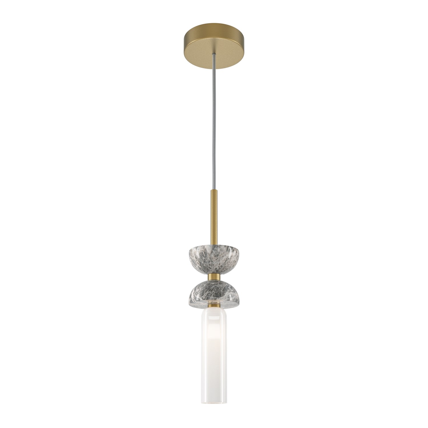 Maytoni Modern Kyoto Подвесной светильник цвет: золото и серый MOD178PL-01GR