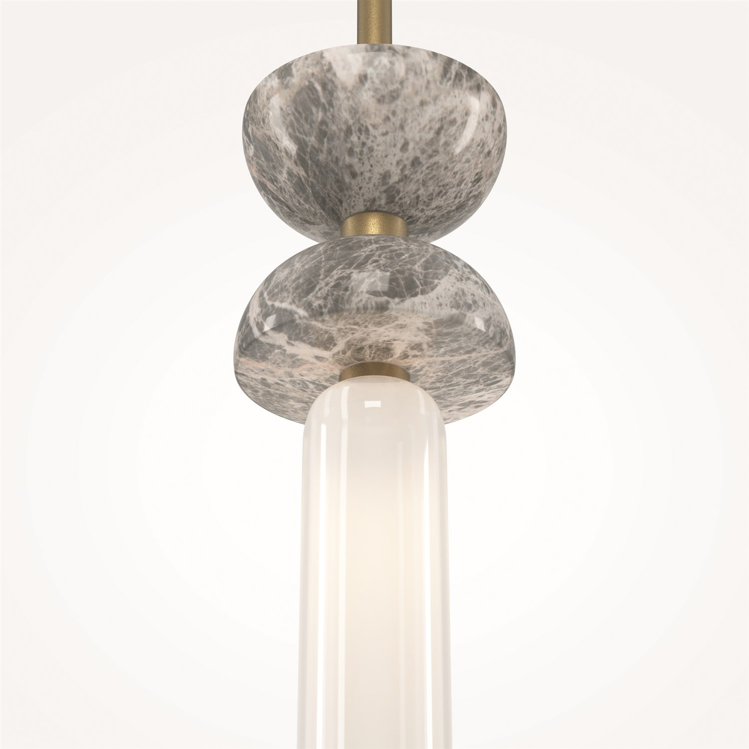 Maytoni Modern Kyoto Подвесной светильник цвет: золото и серый MOD178PL-01GR