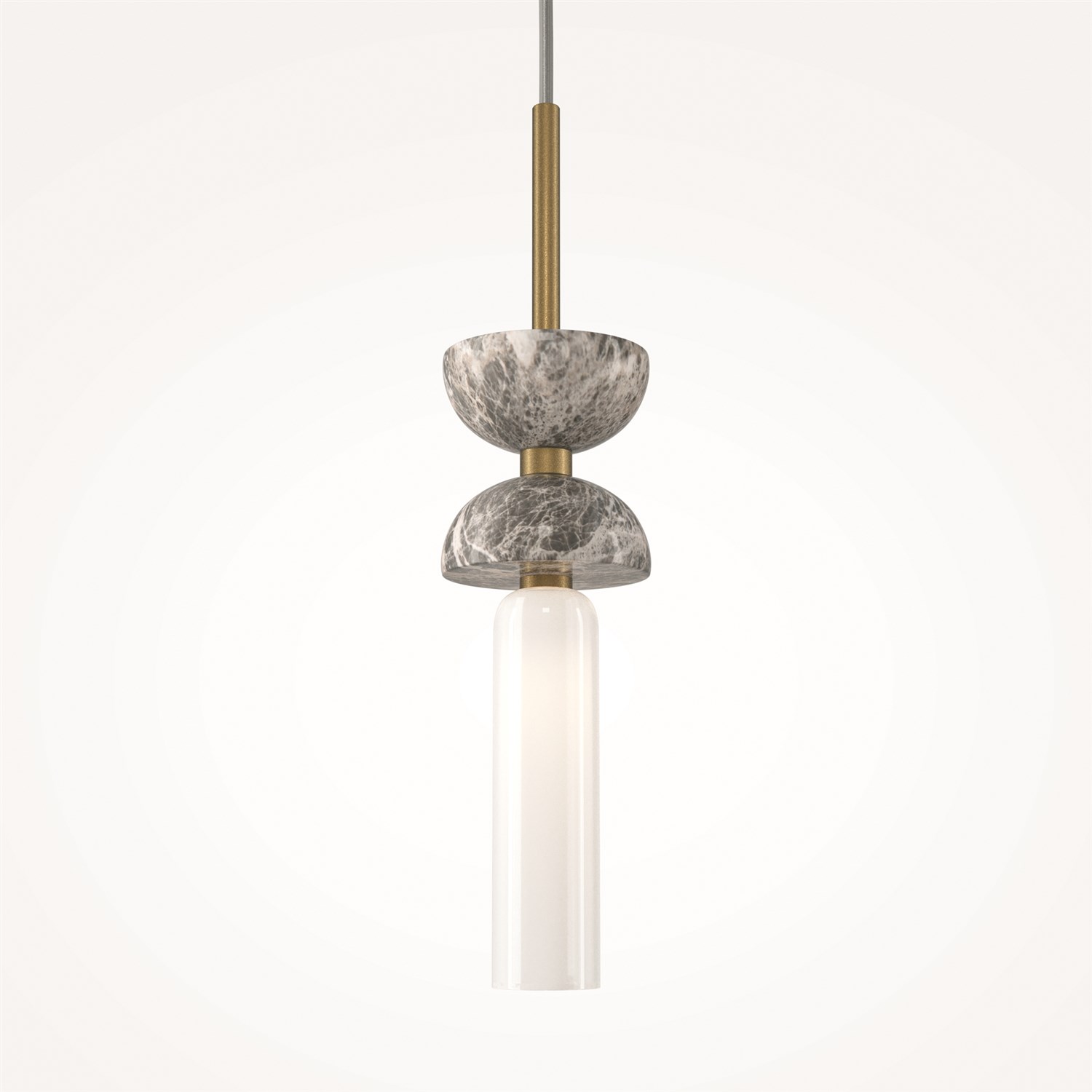 Maytoni Modern Kyoto Подвесной светильник цвет: золото и серый MOD178PL-01GR