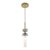 Maytoni Modern Kyoto Подвесной светильник цвет: золото и серый MOD178PL-01GR