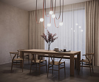 Maytoni Technical Luna Подвесной светильник цвет: черный TR125B-10W3K-B