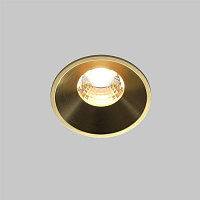 Maytoni Technical Round Встраиваемый светильник цвет: латунь DL058-7W3K-BS