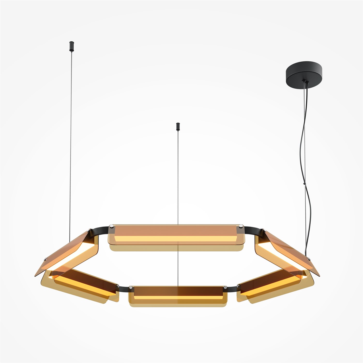 Maytoni Modern Flat Подвесной светильник цвет: черный MOD296PL-L60BC3K