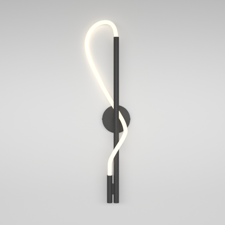 Maytoni Modern Tau Настенный светильник (бра) цвет: черный MOD146WL-L12B3K