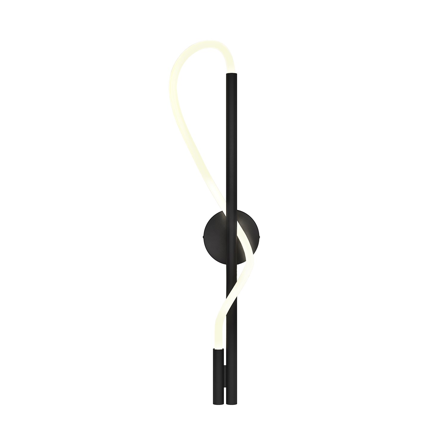 Maytoni Modern Tau Настенный светильник (бра) цвет: черный MOD146WL-L12B3K