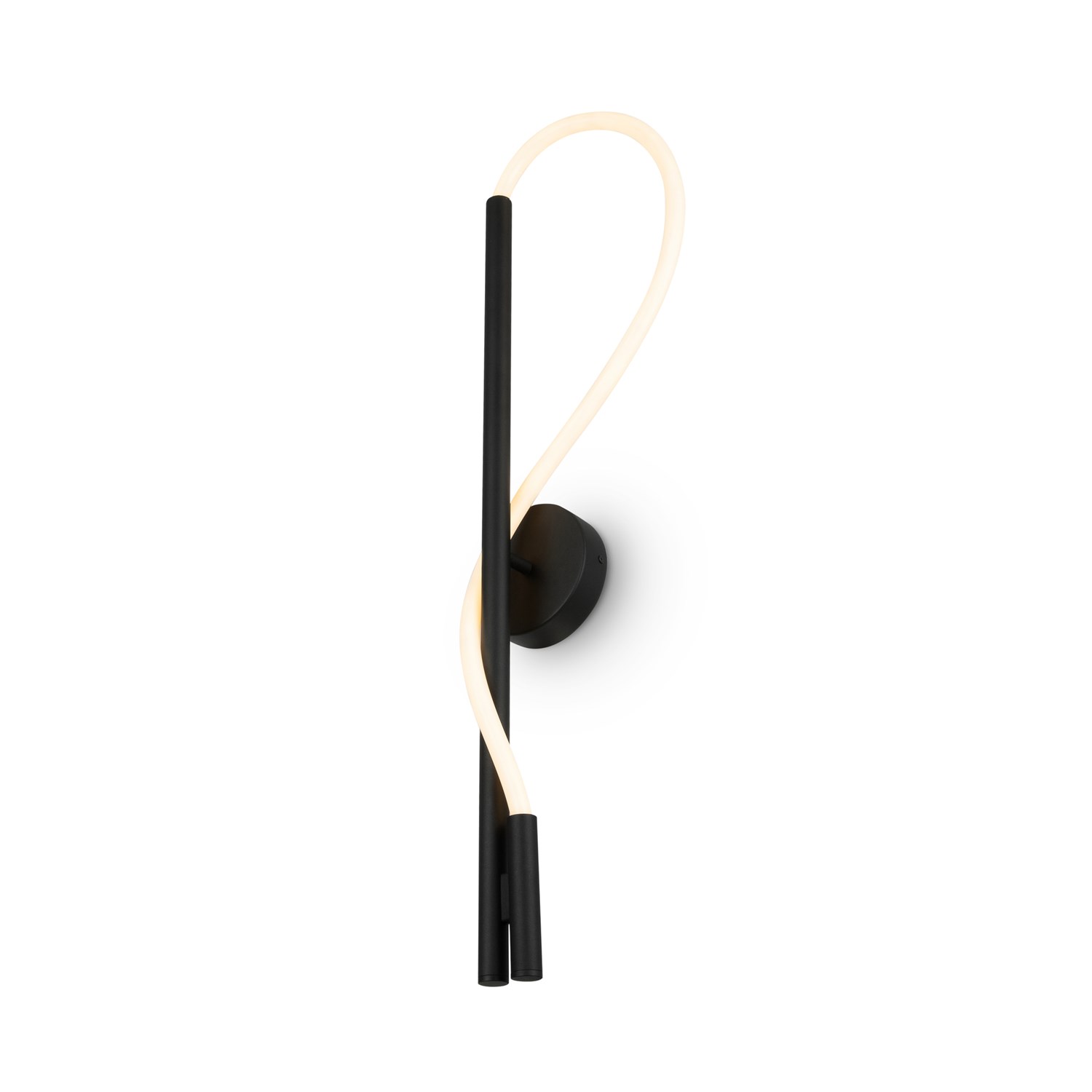 Maytoni Modern Tau Настенный светильник (бра) цвет: черный MOD146WL-L12B3K