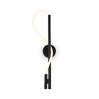 Maytoni Modern Tau Настенный светильник (бра) цвет: черный MOD146WL-L12B3K