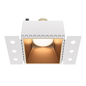 Maytoni Technical Share Встраиваемый светильник цвет: матовое золото DL051-01-GU10-SQ-WMG