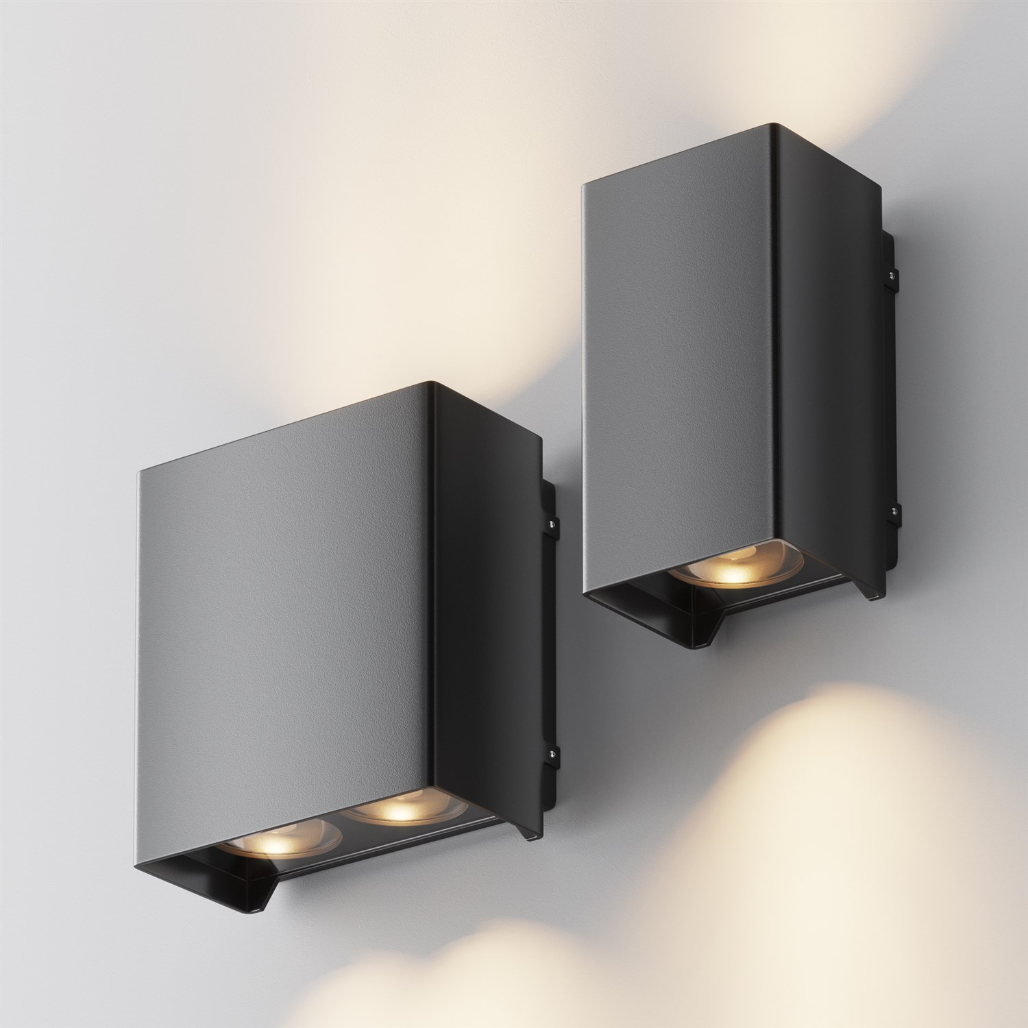 Maytoni Outdoor Shell Настенный светильник (бра) цвет: черный O570WL-L20B3K