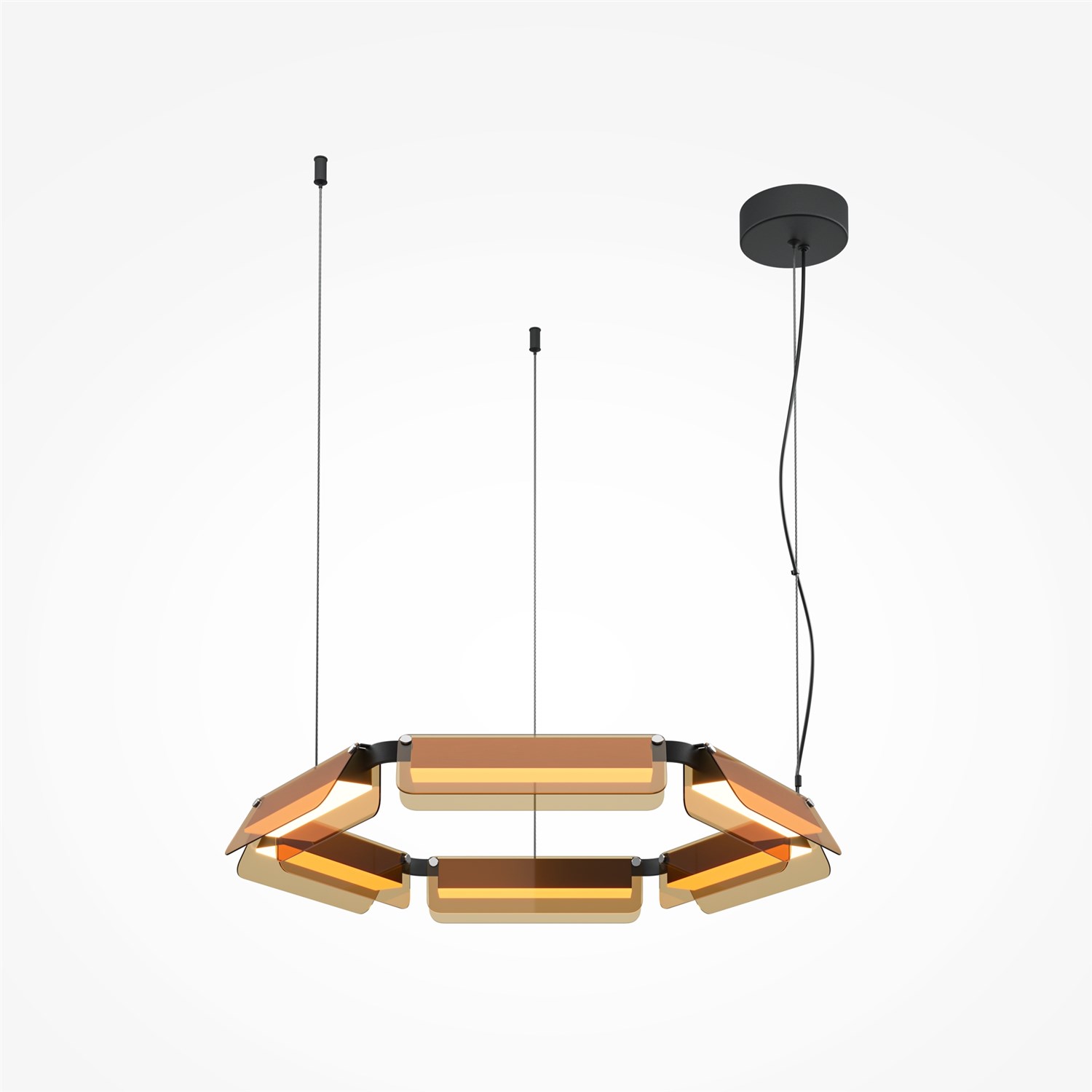 Maytoni Modern Flat Подвесной светильник цвет: черный MOD296PL-L40BC3K